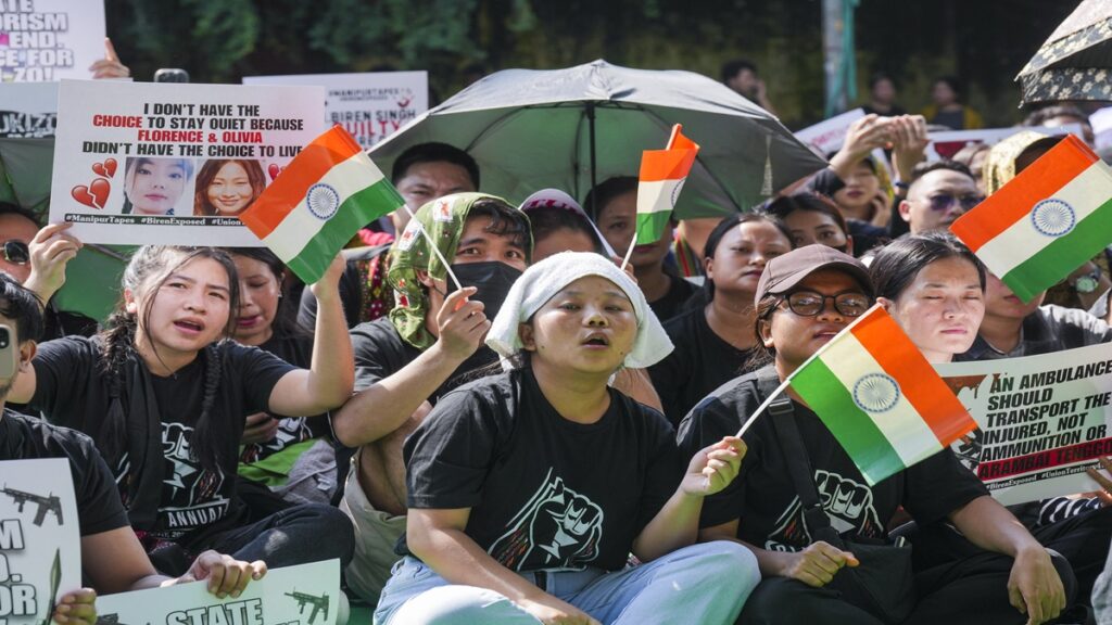 मणिपुर के कुकी-ज़ो समूह अलग-अलग संघ क्षेत्र की मांग करते हैं, दिल्ली में मंच विरोध प्रदर्शन