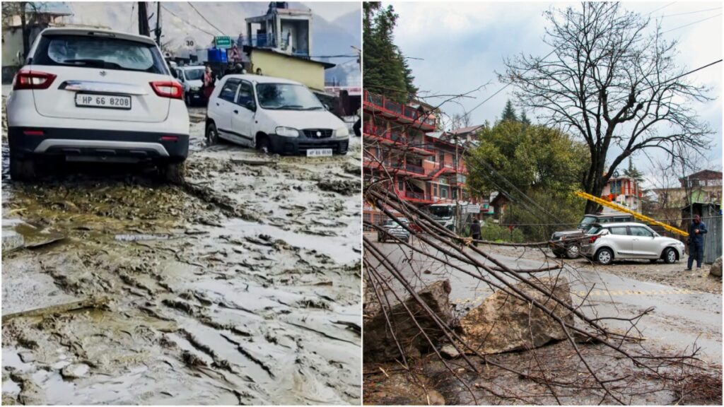 हिमाचल प्रदेश भूस्खलन: भारी बारिश, बर्फबारी, पर्यटकों के फंसे हुए 112 सड़कें कुल्लू में अवरुद्ध हो गईं