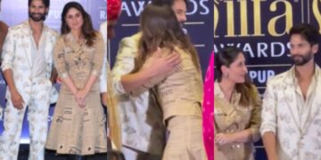 शाहिद कपूर ने IIFA अवार्ड्स में करीना कपूर खान को गले लगाया, वीडियो वायरल हो जाता है घड़ी