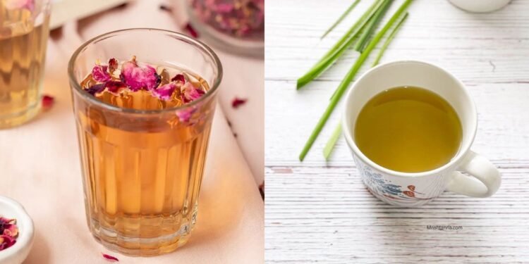 Lemongrass चाय के लिए गुलाब की पंखुड़ी संक्रमण; इन हर्बल संक्रमणों को आज़माएं जो आपको ऊर्जावान और ठंडा रख सकते हैं