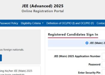 JEE उन्नत 2025 पंजीकरण शुरू होता है, IIT प्रवेश के लिए आवेदन पत्र कैसे भरें?