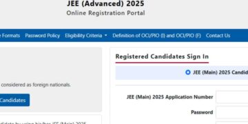 JEE उन्नत 2025 पंजीकरण शुरू होता है, IIT प्रवेश के लिए आवेदन पत्र कैसे भरें?