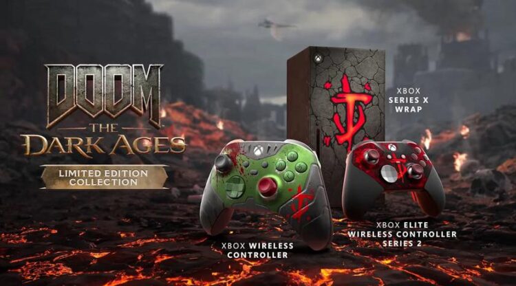 Microsoft ने कयामत की शैली में Xbox के लिए सामान के एक संग्रह का अनावरण किया: डार्क एजेस