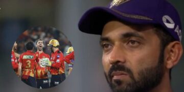 Pbks बनाम KKR: "फाल्टू बैटिंग कारे हमने .." अजिंक्या रहाणे ने श्रेयस अय्यर पोस्ट मैच के लिए ईमानदारी से कबूल करते हुए देखा - यहाँ क्या प्रशंसकों ने देखा है