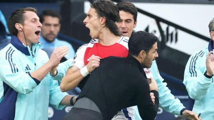 इप्सविच पर अपनी 4-0 की जीत में आर्सेनल के लिए तीन अलग-अलग स्कोरर