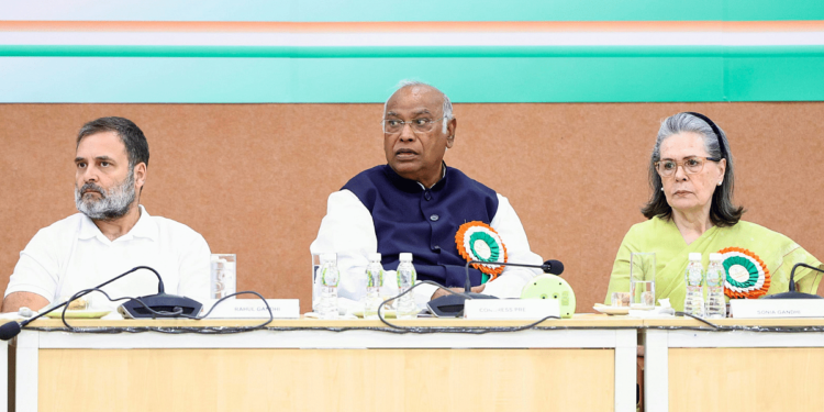 कांग्रेस का अहमदाबाद भाजपा के 'छद्म-राष्ट्रवाद' को लक्षित करने के लिए संकल्प, ट्रम्प टैरिफ पर मोदी सरकार