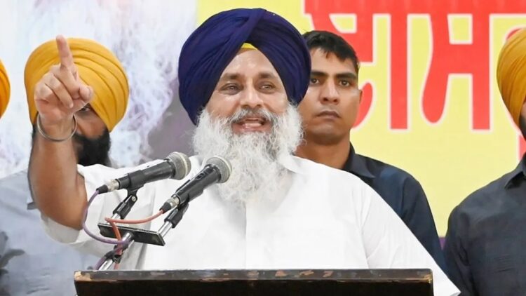 पंजाब: सुखबीर बादल ने शिरोमानी अकाली दल के अध्यक्ष के रूप में फिर से चुने गए