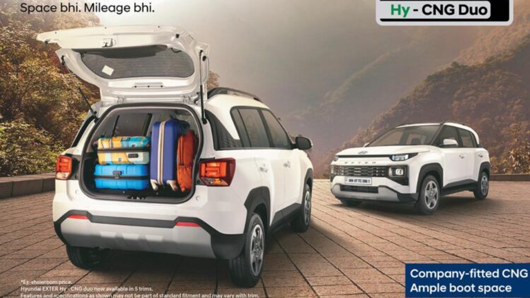 हुंडई एक्सटर HY -CNG EX VARIANT लॉन्च किया गया - अधिकांश VFM मॉडल?