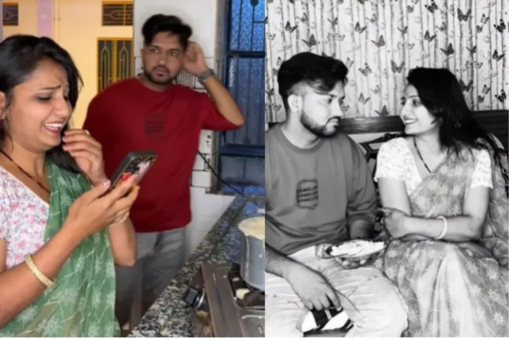 वायरल वीडियो: पति को फोन करने के लिए पत्नी की लत के लिए वस्तुएं, फिर उससे माफी मांगती हैं, जांचें क्यों?