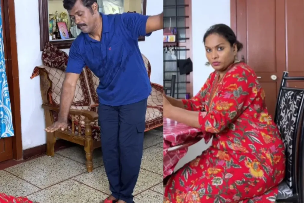 वायरल वीडियो: पत्नी योग का अभ्यास करती है, पति सेल्फी लेता है, इसे स्थिति में डालता है, बायवी फायर, चेक क्यों?
