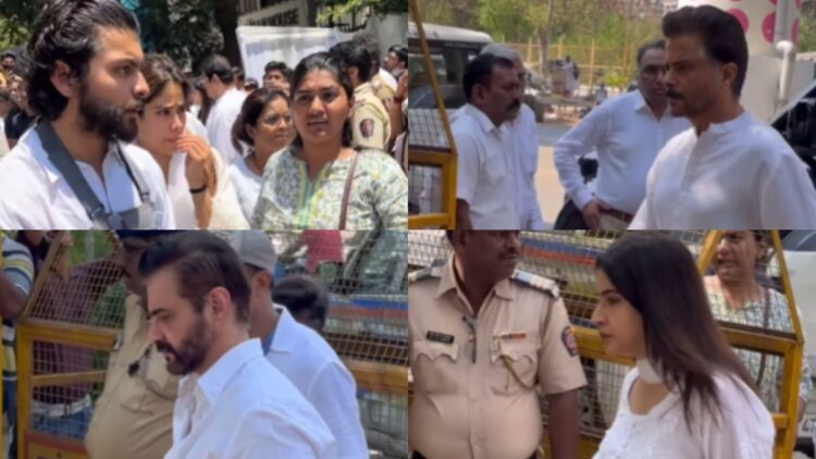 निर्मल कपूर अंतिम संस्कार: बॉलीवुड अभिनेता अनिल कपूर, सोनम कपूर और जान्हवी कपूर ने अपने अंतिम सम्मान का भुगतान किया