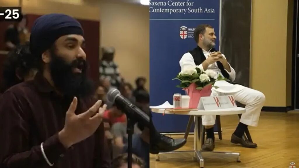 सिख यूथ ने ऑपरेशन ब्लू स्टार और 1984 के दंगों पर राहुल गांधी का सामना किया वीडियो