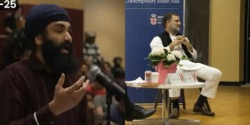 सिख यूथ ने ऑपरेशन ब्लू स्टार और 1984 के दंगों पर राहुल गांधी का सामना किया वीडियो