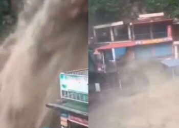 वॉच: मुसोरि का प्रसिद्ध केम्पी फॉल्स भारी बारिश के बाद क्रूर हो जाता है, वीडियो वायरल हो जाता है