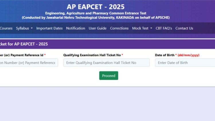 एपी eapcet 2025 हॉल टिकट जारी: कैसे डाउनलोड करें