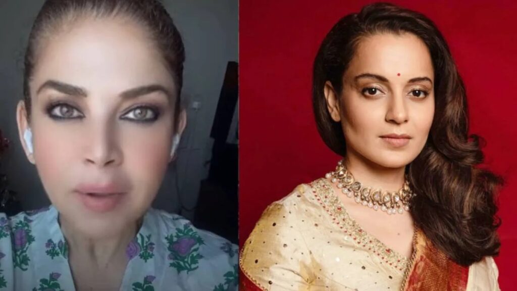पाकिस्तानी अभिनेत्री पोस्ट कंगना रनौत के लिए वीडियो धमकी दे रही है, भारतीय प्रशंसक जवाब देते हैं घड़ी