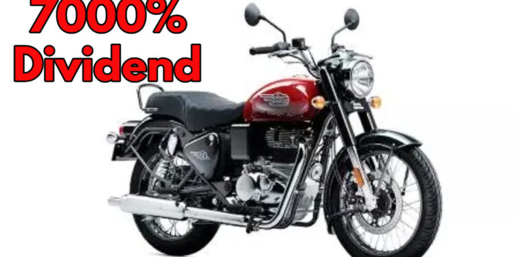 Eicher Motors शेयर मूल्य: रॉयल एनफील्ड बुलेट -निर्माता ने 7000% लाभांश की घोषणा की - चेक राशि और अन्य विवरण