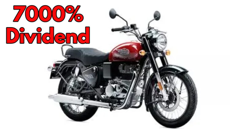 Eicher Motors शेयर मूल्य: रॉयल एनफील्ड बुलेट -निर्माता ने 7000% लाभांश की घोषणा की - चेक राशि और अन्य विवरण