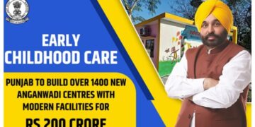 प्रारंभिक बचपन की देखभाल: पंजाब 200 करोड़ रुपये के लिए आधुनिक सुविधाओं के साथ 1,400 से अधिक नए आंगनवाड़ी केंद्रों का निर्माण करने के लिए