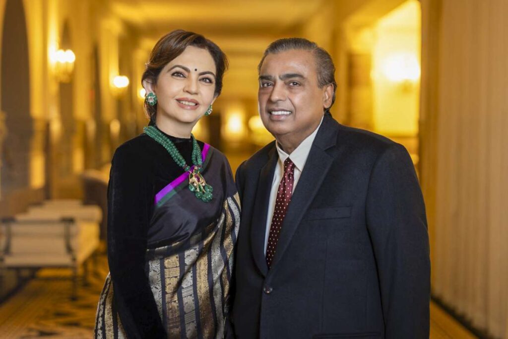 मुकेश और नीता अंबानी ने परोपकार में समय के 100 सबसे प्रभावशाली लोगों के बीच नाम दिया