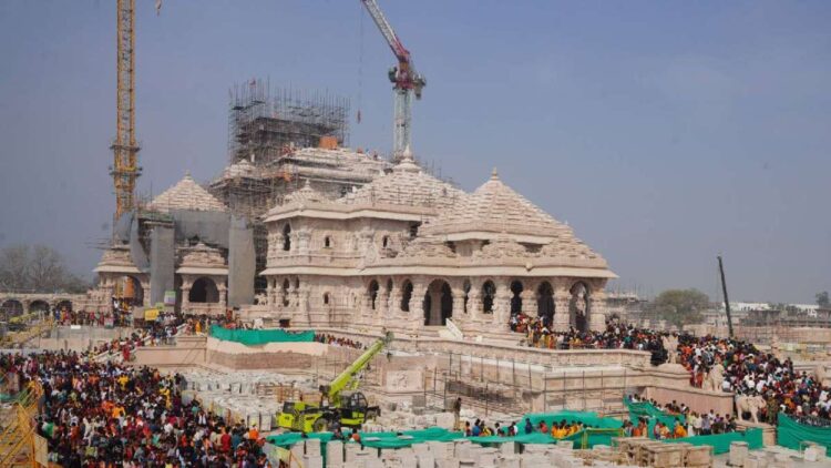 राम मंदिर कंस्ट्रक्शन जून में पूरा होने के लिए, 5 जून को 'राम दरबार' के प्रान प्रतिषा