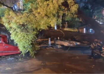 दो मृत, गरज के बाद कई घायल, भारी बारिश बल्लेबाज दिल्ली-एनसीआर