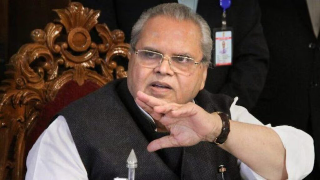 सीबीआई फाइलें पूर्व जेके गवर्नर सत्यपाल मलिक के खिलाफ चार्जशीट, 5 अन्य किरू हाइड्रोपावर भ्रष्टाचार के मामले में