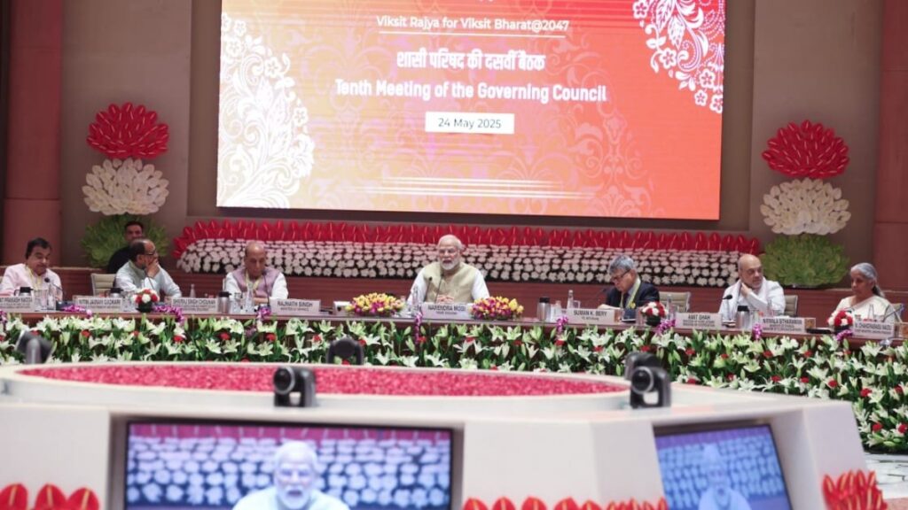पीएम मोदी की कुर्सियां ​​नती अयोग मीटिंग, राज्यों से '2047 तक भरत विकसीत बनाने पर ध्यान केंद्रित करने के लिए कहती हैं'