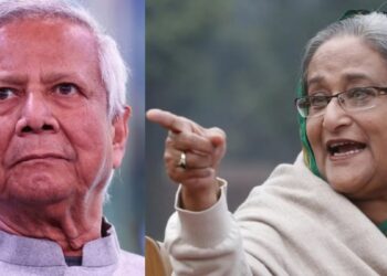 शेख हसीना ने मुहम्मद यूनुस पर आतंकवादी समर्थन के साथ सत्ता जब्त करने और बांग्लादेश को बेचने का आरोप लगाया