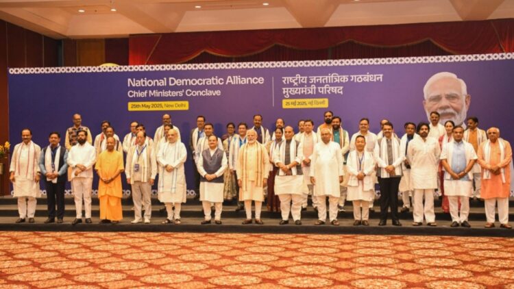 एनडीए सीएमएस कॉन्क्लेव: पीएम मोदी ने जाति की जनगणना, ऑपरेशन सिंदूर की प्रशंसा की, विकास, सुशासन पर ध्यान केंद्रित किया