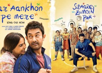 आमिर खान के सीतारे ज़मीन पार रिलीज़ होने वाले 'सर अखोन पे मेरे' गीत का गीत | घड़ी