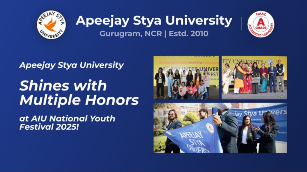 Apeejay Stya University जीडी गोयनका वार्षिक खेल महोत्सव में फुटबॉल गौरव