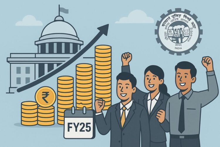 EPFO अपडेट: सरकार ने FY25 के लिए 8.25% EPF ब्याज दर को मंजूरी दी, 7 करोड़ से अधिक व्यक्तियों को लाभान्वित किया जाए