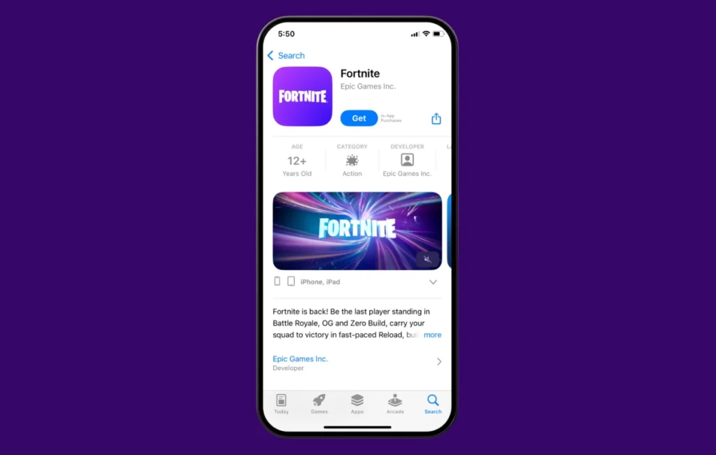 Fortnite लगभग 5 वर्षों के बाद iOS पर वापस आ गया है - अब डाउनलोड करें!