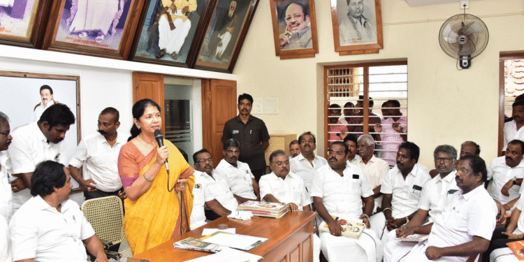 Kanimozhi के साथ, 7 नए जोनल इन-चार्ज के बीच एक राजा, DMK ने 2026 TN पोल प्रेप में एक मार्च को चुरा लिया