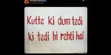 “Kutte ki dum tedhi ki tedhi hi rehti hai”: Virender Sehwag lashes out at Pakistan over ceasefire violation