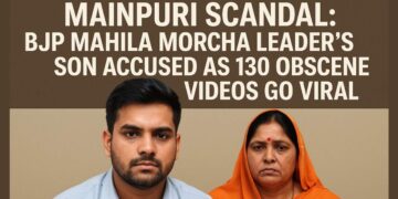 MANUPURI SCANDAL: BJP MAHILA MORCHA नेता के बेटे ने 130 अश्लील वीडियो के रूप में अभियुक्त वायरल किया