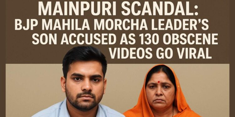 MANUPURI SCANDAL: BJP MAHILA MORCHA नेता के बेटे ने 130 अश्लील वीडियो के रूप में अभियुक्त वायरल किया