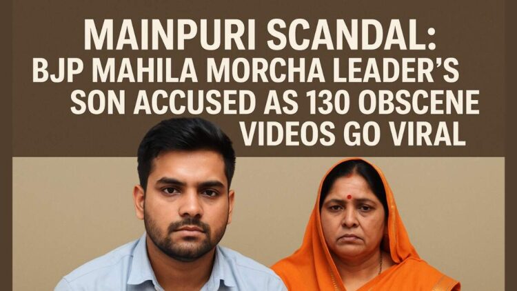 MANUPURI SCANDAL: BJP MAHILA MORCHA नेता के बेटे ने 130 अश्लील वीडियो के रूप में अभियुक्त वायरल किया