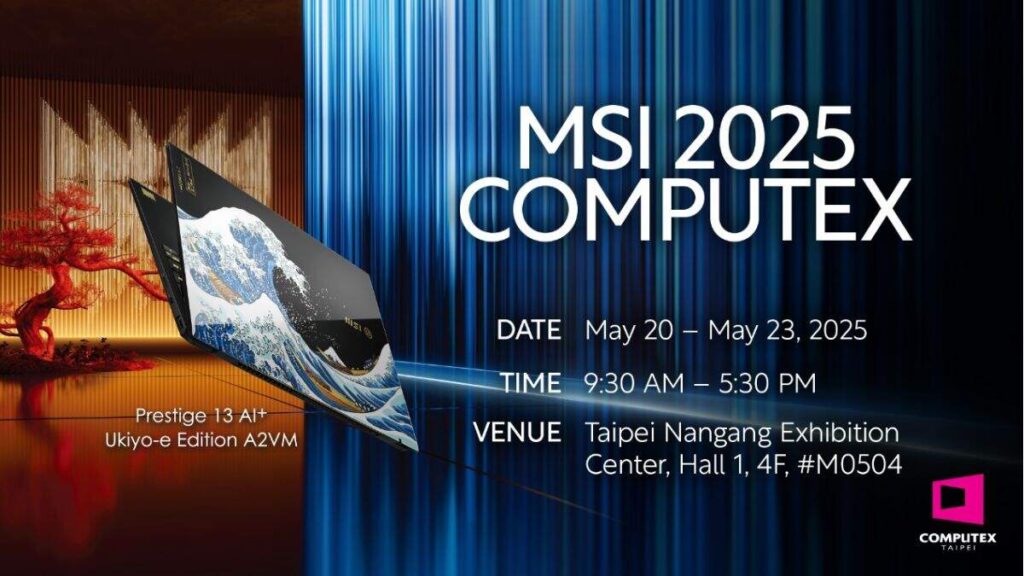 MSI मर्सिडीज-एएमजी लैपटॉप्स और आरटीएक्स 50-संचालित मशीनों के साथ Computex 2025 में स्टन