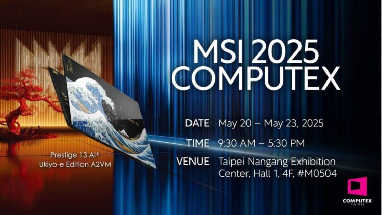 MSI मर्सिडीज-एएमजी लैपटॉप्स और आरटीएक्स 50-संचालित मशीनों के साथ Computex 2025 में स्टन