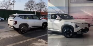 Parported Kia Clavis लीक वास्तव में विदेश से EV5 फुटेज हैं