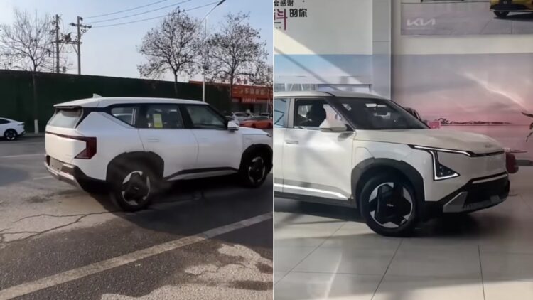 Parported Kia Clavis लीक वास्तव में विदेश से EV5 फुटेज हैं