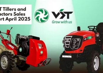 VST टिलर्स और ट्रैक्टर्स की बिक्री अप्रैल 2025 में लगभग दोगुनी है, टिलर डिमांड में सर्ज द्वारा संचालित