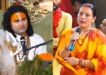 अनिरुधाचार्य वायरल वीडियो: 'Bachche Ko पाकिस्तान भेज डू, सरे मार जयेंज ...' गुरुजी का अनूठा सुझाव लेडी के लिए excites netizens