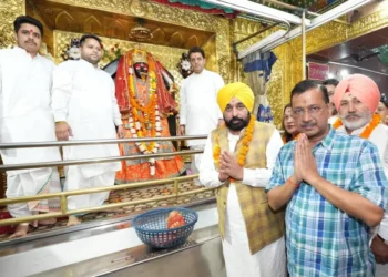अरविंद केजरीवाल और भागवंत मान ने काली माता मंदिर के महत्वाकांक्षी पुनरुद्धार योजना की घोषणा