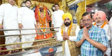 अरविंद केजरीवाल और भागवंत मान ने काली माता मंदिर के महत्वाकांक्षी पुनरुद्धार योजना की घोषणा