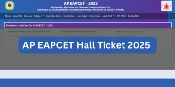 एपी eapcet हॉल टिकट 2025: cets.apsche.ap.gov.in, प्रत्यक्ष लिंक और विवरण पर कार्ड आउट एडमिट कार्ड
