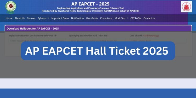 एपी eapcet हॉल टिकट 2025: cets.apsche.ap.gov.in, प्रत्यक्ष लिंक और विवरण पर कार्ड आउट एडमिट कार्ड