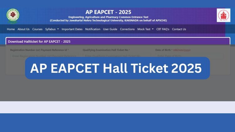 एपी eapcet हॉल टिकट 2025: cets.apsche.ap.gov.in, प्रत्यक्ष लिंक और विवरण पर कार्ड आउट एडमिट कार्ड